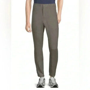 NWT ONIA Stretch Linen Blend Traveler Pants Sz 36 Charcoal Gray Sz 36